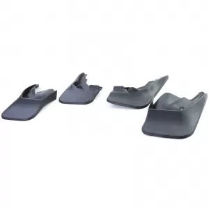 Set de apărători de noroi față și spate, negre, potrivite pentru VW Sharan 7M 04-10-image-6257712