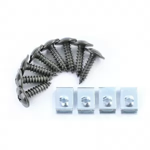 Set de apărători de noroi față și spate, negre, potrivite pentru VW Sharan 7M 04-10-image-6257716