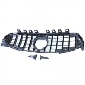 Sport grille black gloss chrome for Mercedes CLA C118 X118 from 19