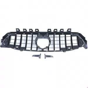 Sport grille black gloss chrome for Mercedes CLA C118 X118 from 19