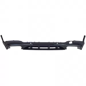 Diffusore posteriore sportivo + terminali di scarico neri adatti per Mercedes GLC X253 19-22 facelift-image-6257819