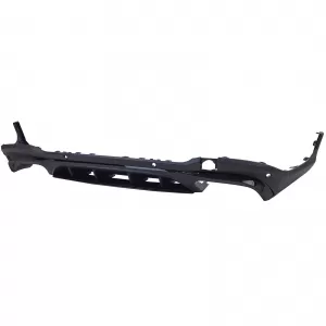 Diffusore posteriore sportivo + terminali di scarico neri adatti per Mercedes GLC X253 19-22 facelift-image-6257820
