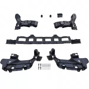 Diffusore posteriore sportivo + terminali di scarico neri adatti per Mercedes GLC X253 19-22 facelift-image-6257826
