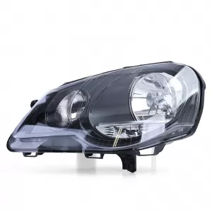 GTI Cup Headlight Black Left fits for VW Polo 9N3 2005-2009