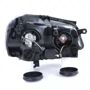GTI Cup Headlight Black Left fits for VW Polo 9N3 2005-2009