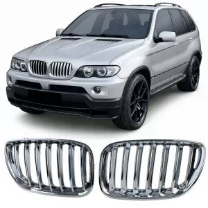 Sport grille front grill chrome fits for BMW X5 E53 1999-2003