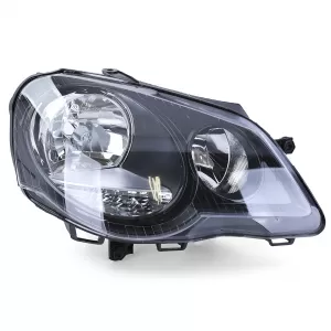 GTI Cup Headlight Black Right fits for VW Polo 9N3 2005-2009