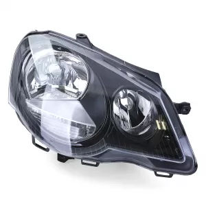 GTI Cup Headlight Black Right fits for VW Polo 9N3 2005-2009