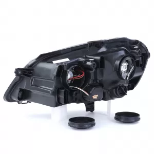 GTI Cup Headlight Black Right fits for VW Polo 9N3 2005-2009
