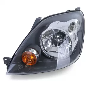 Headlight H4 Black with Motor Left for Ford Fiesta JH JD 05-07