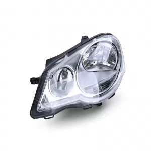Headlight H7 H1 with LWR motor left for VW Polo 9N3 2005/20-09