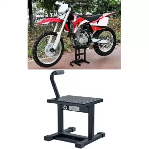Motorcycle Stand Lift Platform Jack Stand Enduro up to 130kg Black