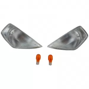 Motorcycle Front Indicator Insert White with Bulb for Ducati 749 999 02-06