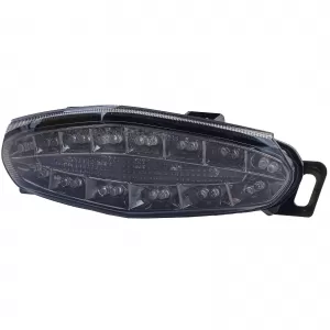 Motorcycle LED Tail Light Clear Glass Black for Kawasaki 650 ER6 2009-2011