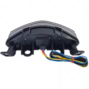 Motorcycle LED Tail Light Clear Glass Black for Kawasaki 650 ER6 2009-2011