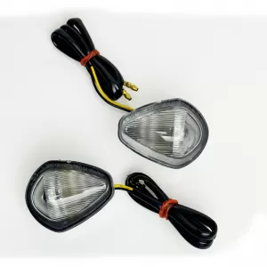Motorcycle clear glass LED surface-mounted indicators for Honda CBF125 125R 250R with E-mark