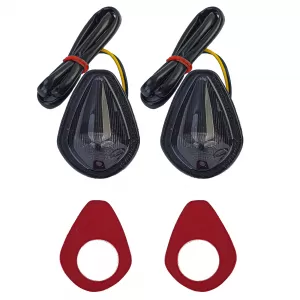 LED motorcycle surface-mounted indicators Smoke for Honda CBF125 125R 250R with E-mark