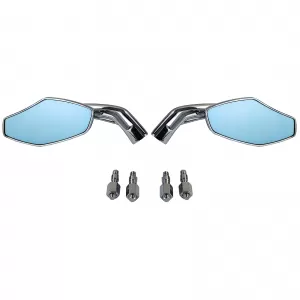 Universal Motorcycle Mirror Set LUCA High Gloss Polished