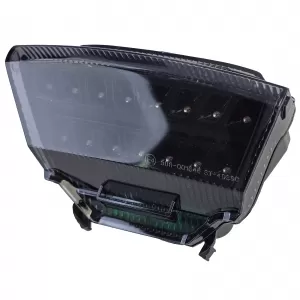 Motorcycle LED Tail Light Clear Glass Smoke for Ninja ZX-10R 2011-2015