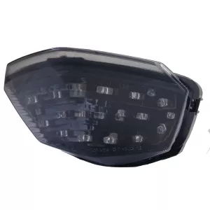 Motorcycle LED taillight smoke black tinted for Kawasaki Ninja 250R EX250 08-11