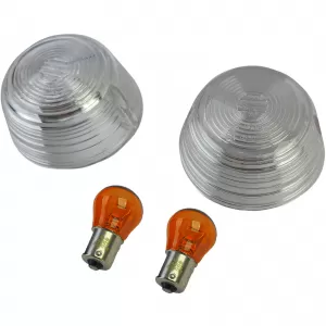 Motorcycle Indicator Lens Indicator Glass White for Honda CB125 CJ360 CL250 CM CX CY XL Z