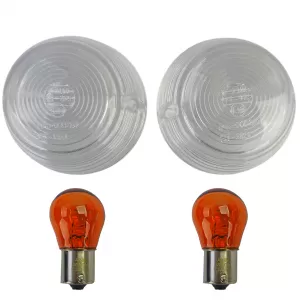 Motorcycle Indicator Lens Indicator Glass White for Honda CB125 CJ360 CL250 CM CX CY XL Z