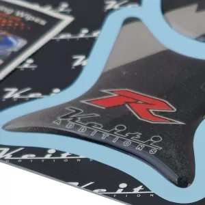 Motorcycle Tank Sticker Tank Pad Race Black for Suzuki Honda KTM Yamaha