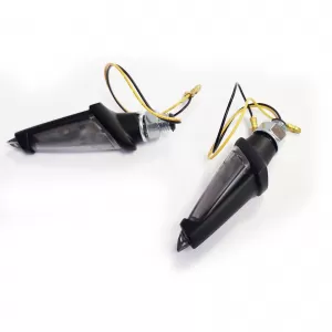 Universal motorcycle LED indicator set CORTONA SMOKE with E-mark