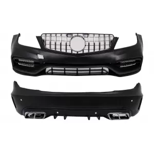 image-2-Body Kit suitable for Mercedes C-Class W204 (2007-2015) Conversion to W205 C63 Design