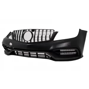 Kit carrozzeria Paraurti per Mercedes Classe C W204 07-15 Conversione al W205 C63 Design-image-6277305