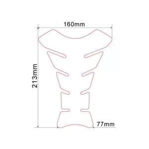 Motorcycle Tank Sticker Tankpad Transparent for Suzuki Honda KTM Yamaha