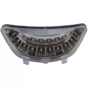 Motorcycle LED Tail Light Clear Glass Chrome for Yamaha V-Max 1700 02-20