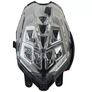 Motorcycle LED Tail Light Clear Lens Chrome for Triumph Street Triple 675 2013-2016