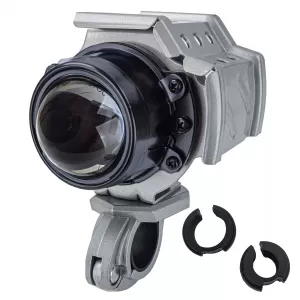 Motorcycle Universal H1 Projector Auxiliary Headlight Driving Light Left