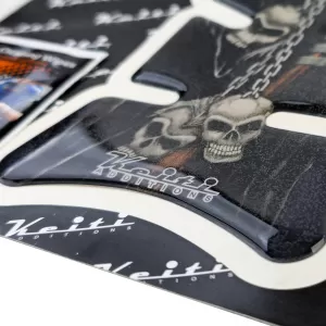 Motorcycle Tank Pad Scratch Protection Reaper 8 Keiti KT-8120 for Honda Kawasaki Suzuki