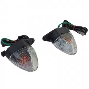 Motorcycle fairing indicators clear lens rear for Kawasaki with E-mark