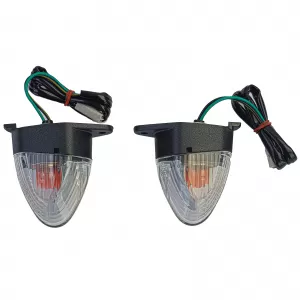 Motorcycle fairing indicators clear lens rear for Kawasaki with E-mark