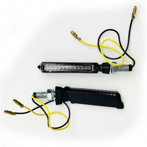 Universal motorcycle LED sequential indicator set TINY SMOKE with E-mark