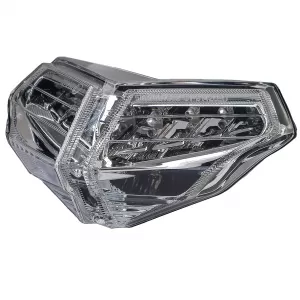 Motorcycle LED Tail Light Clear Lens Chrome for Ducati 848 850 1098 1198