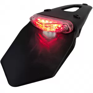 Motorcycle LED taillight license plate holder for Enduro Cross Sumo E-mark