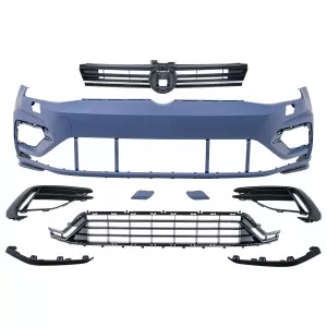 image-4-Front Bumper suitable for VW Golf 7 VII (2013-2017) R-Line Design