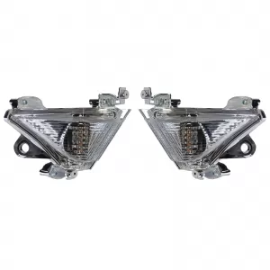Motorcycle LED turn signals front indicators clear lens for Kawasaki Ninja ZX10R 04-05