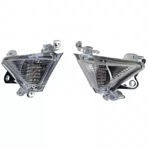 Motorcycle LED turn signals front indicators clear lens for Kawasaki Ninja ZX10R 04-05