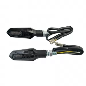 Universal motorcycle LED indicator daytime running light set DOMINATOR SMOKE with E-mark