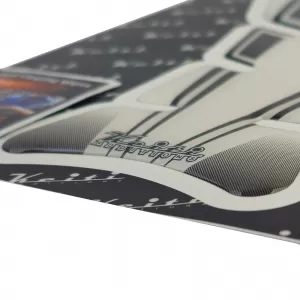 Motorcycle Tank Sticker Tankpad Grey Stripe for Suzuki Honda KTM Yamaha