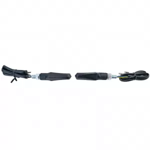 3in1 Mini LED Indicator Taillight Brake Light black tinted ECE Chopper Custom