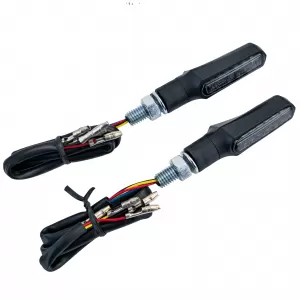 3in1 Mini LED Indicator Taillight Brake Light black tinted ECE Chopper Custom