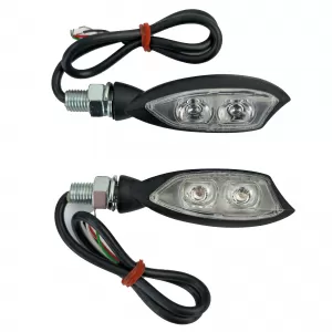 Universal motorcycle LED indicator taillight set MORELLA SMOKE with E-mark