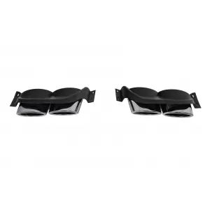 Terminali di scarico decorativi per VW Golf 7 7.5 2012-2020 R Design Cromo-image-6328033