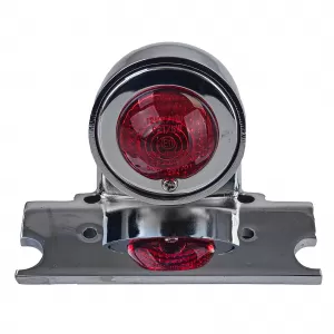 Motorcycle LED Universal Sparto Taillight Chrome Retro Harley Chopper